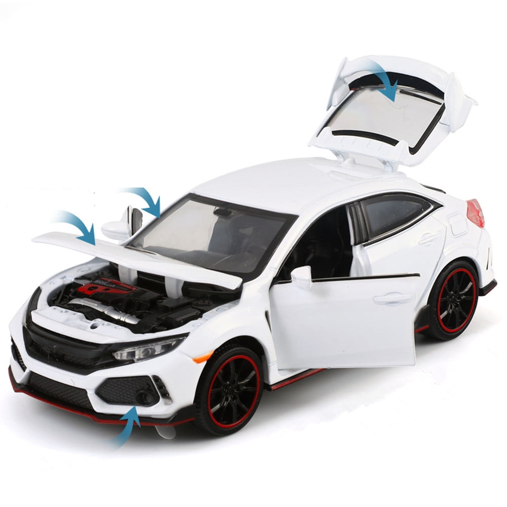 1:18 Scale Paudi Honda Civic Type-R FL5 2023 White Diecast