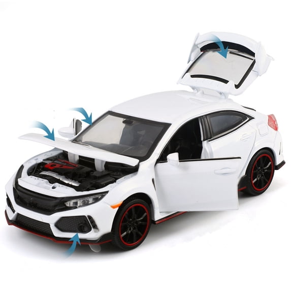 Tapdra Model Car Diecast Play Vehicle, Alloy White, 15 x 6 x 4.5cm, 12.3 oz