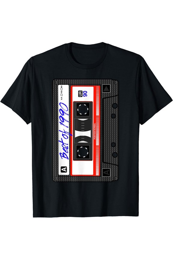 Tape Best Of 1990 Cassette Music Mix 1980S 1990S Outfit Tape T-Shirt , Vintage T-Shirt