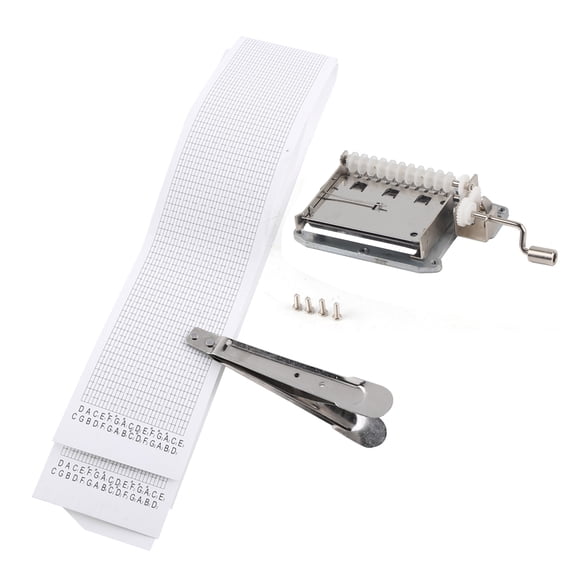 Tape Compose Music Box 30 Note Hand Crank Tape Music Box DIY for Creative Composers