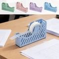 thumbnail image 1 of Tape Dispenser Cutter with Anti-skid Base, Smooth Rolling Plastic Desktop Adhesive Tape Holder for Office and Home Use, Streamlined Design, Topliu, 1 of 9