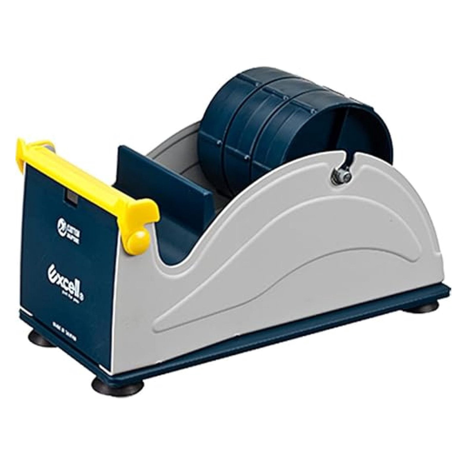 Tape Dispenser Desktop, 3 Inch Wide Steel Dispenser with Suction Cups