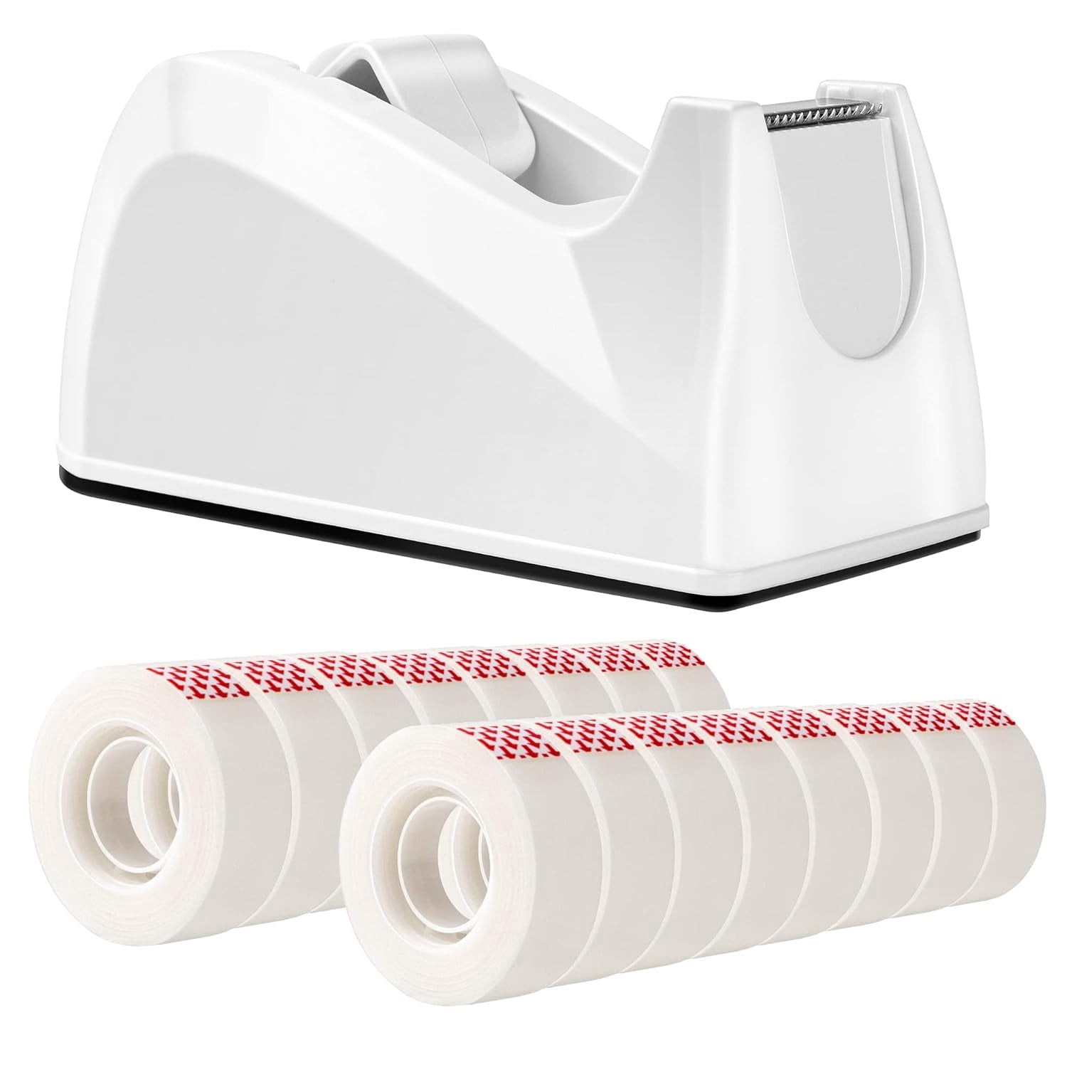 Tape Dispenser with Refill Rolls - 3/4" x 1300" (36 yds), 16 Pack, Matte Finish