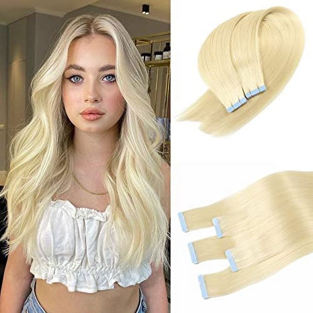 Tape in Hair Extensions Human Hair 100 Real Remy Human Hair Extensions