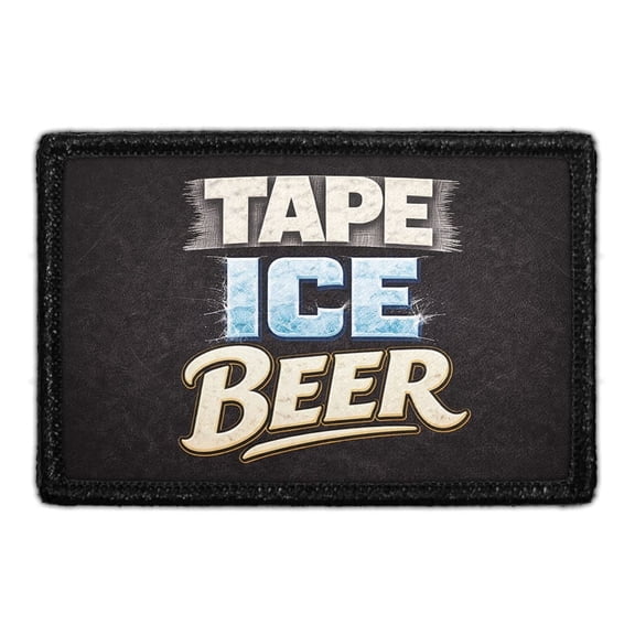Tape - Ice - Beer - Removable Patch