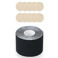 thumbnail image 1 of Tape Kit Boobtape for Breast Lift Includes Nippl Cover Body Tape for Pushed up & Shape Sweat-Proof Bob Tape Kit, 1 of 9