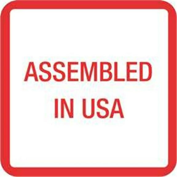Tape Logic 1 x 1 in. Assembled in U.S.A. Labels - Red, White & Blue - 500 per Roll