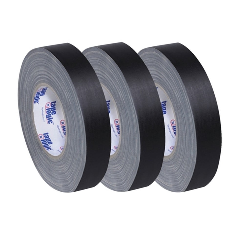 Tape Logic 11 Mil Gaffers Tape Black 1" x 60 Yard Roll (3 Pack)
