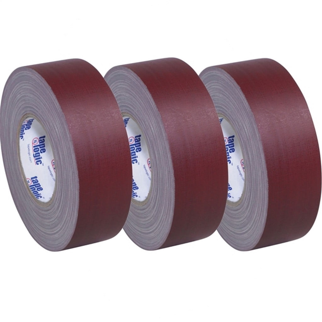 Tape Logic 11 Mil Gaffers Tape Burgundy 2" x 60 Yard Roll (3 Pack)