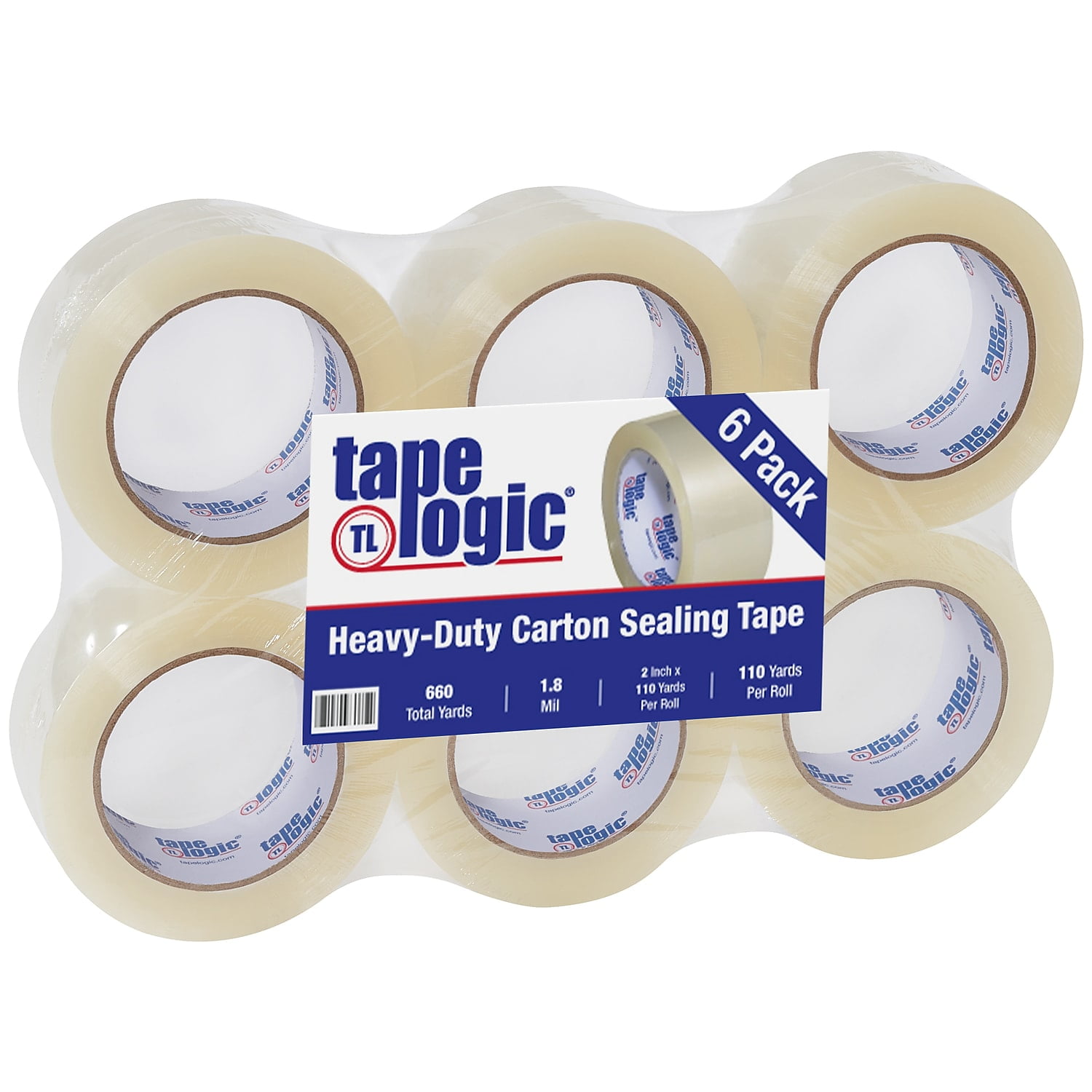 Tape Logic #170 Industrial Packing Tape 2" x 110 yds. Clear 6/Carton (T9021706PK)