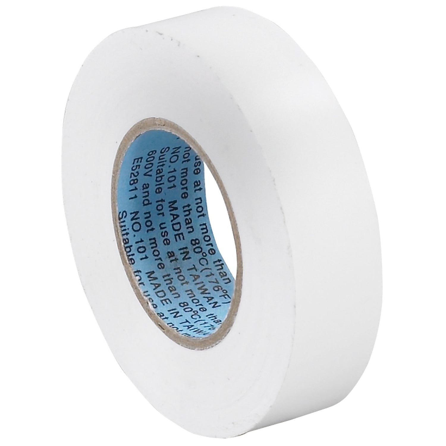 Tape Logic 3/4"(W) x 20 yds(L) Vinyl Electrical Tape White 200/Case T964618W