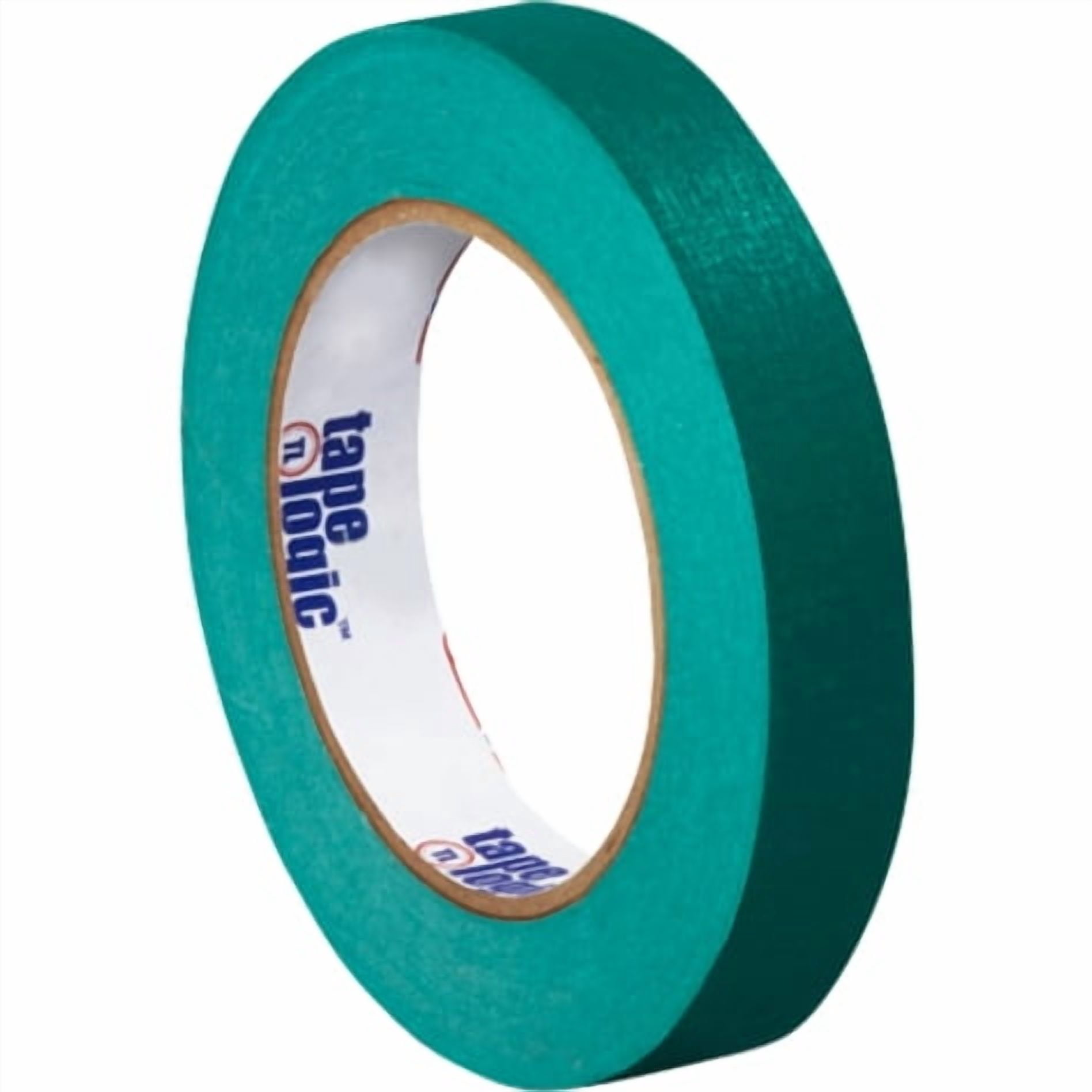 Tape Logic 3/4" x 60 Yards Masking Tape Dark Green 12 Rolls (T93400312PKE)