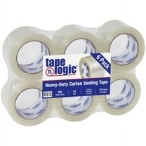 Tape Logic T9058006PK 3 in. x 110 yards Clear No.800 Economy Tape - Pack of 6