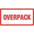 thumbnail image 1 of Tape Logic  3 x 6 in. - Overpack Labels, Red & White - Roll of 500, 1 of 1