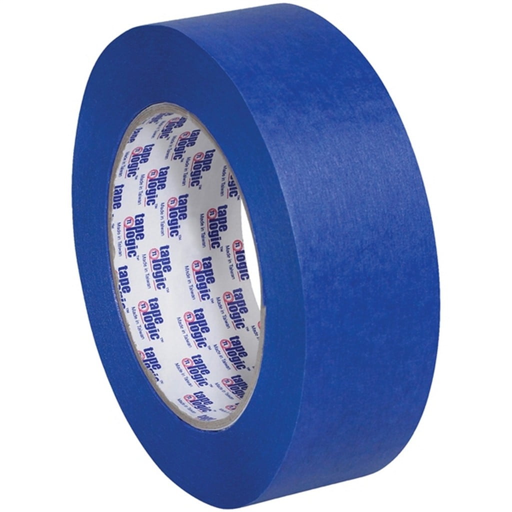 Tape Logic 3000 Blue Painter's Tape 1 1/2" x 60 Yard (12 Roll/Case)