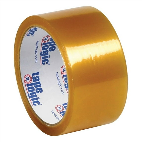 Tape Logic #57 Natural Rubber Tape Clear 2" x 55 Yard (6 Pack)