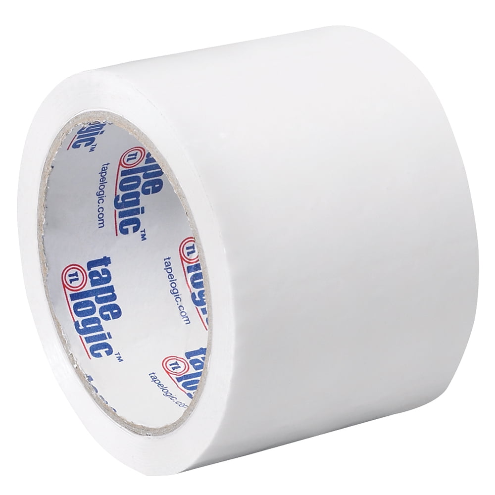 Tape Logic® Carton-Sealing Tape, 3" Core, 3" x 55 Yd., White, Pack Of 24