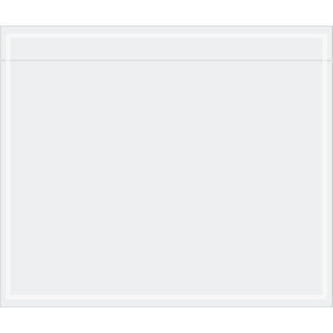 Tape Logic "Clear Face" Document Envelopes 6 1/2" x 5 1/2" Clear 1000/Case PL523