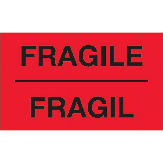 Tape Logic Bilingual Label,Fragil,3x5" DL1091