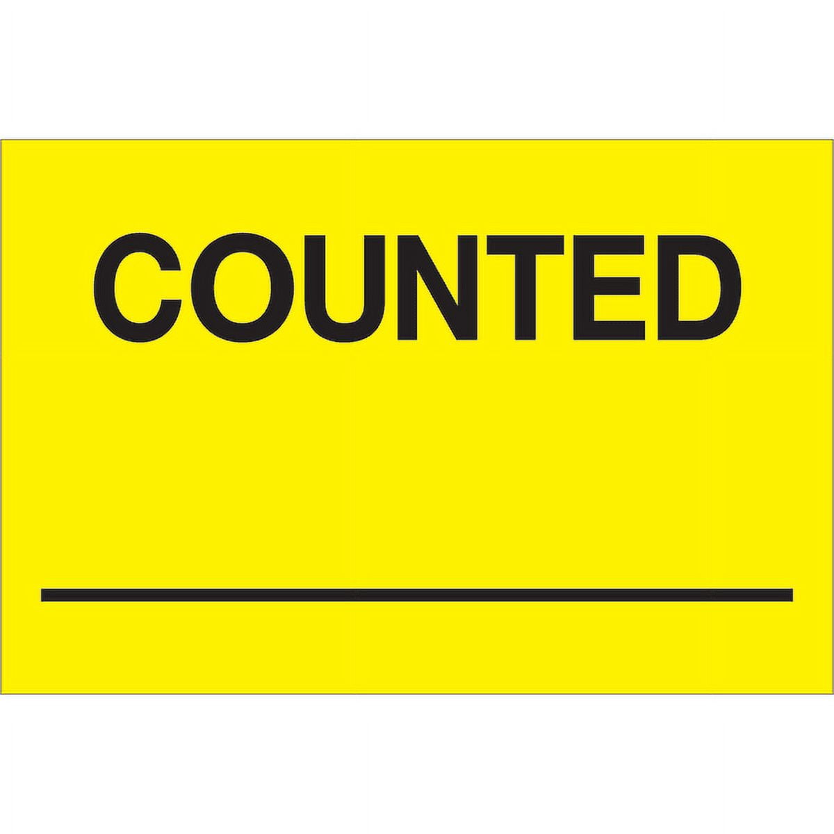 Tape Logic® Preprinted Special Handling Labels, DL1128, Counted, Rectangle, 2" x 3", Fluorescent Yellow, Roll Of 500