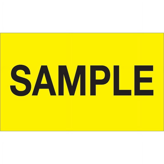 Tape Logic Label,Sample,3x5" DL1157