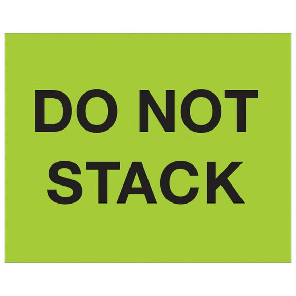 Tape Logic Label,Do Not Stack,8x10" DL1228