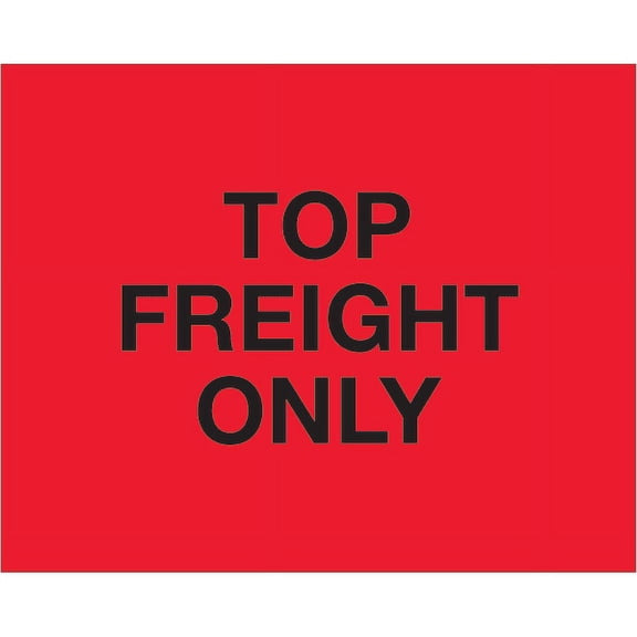 Tape Logic Label,Top Load Freight Only,8x10" DL1229