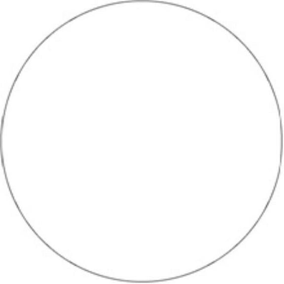 Tape Logic DL1492CL 3 in. Circles Clear Removable Labels