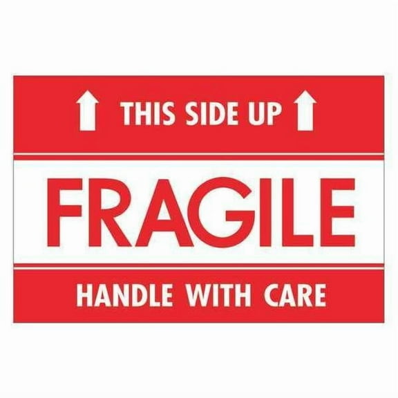 Tape Logic Label,Fragile This Side UpHWC,2x3" DL2156