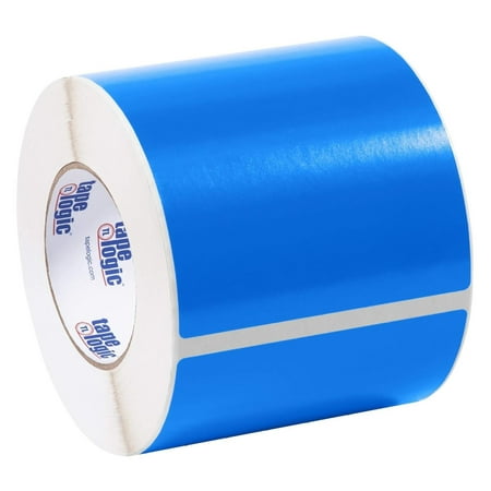 Tape Logic DL639C Inventory Labels, 5 x 7 Inch Rectangle, Light Blue - 500 Labels per Roll - Warehouse, Retail, Asset Tracking, Organization, Shipping & Storage