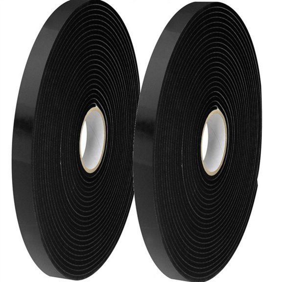 Tape Logic Double Sided Foam Tape 1/2" X 36 Yard (1/16" Thick Black) (2 Pack)