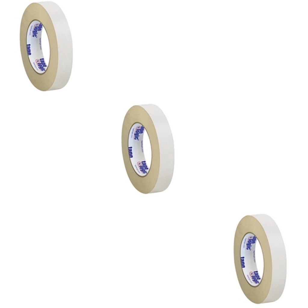 Tape Logic Double Sided Masking Tape 1" X 36 Yard Roll (3 Pack)