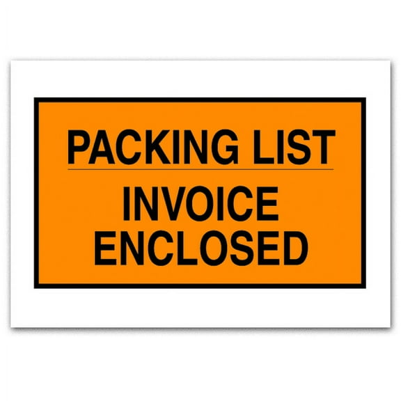 Tape Logic Envelope,Print,Packing List,7x10",PK1000 PL419