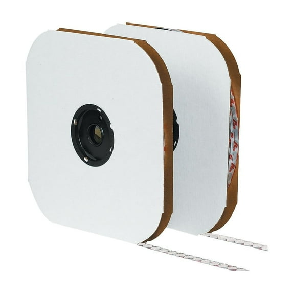 Tape Logic Individual Tape Dots Hook 3/8" White 1800/Case HLT142