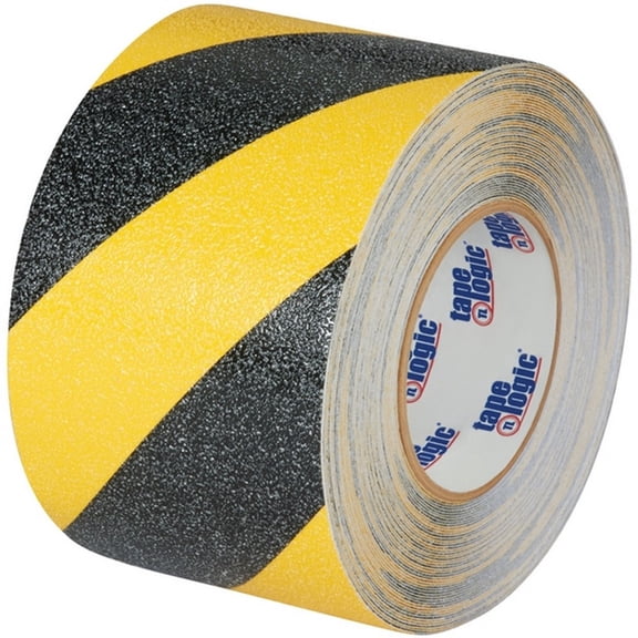 Tape Logic Heavy-Duty Anti-Slip Tape Black/Yellow 4" X 60 Ft Roll