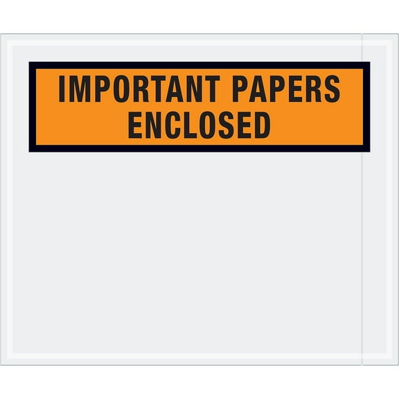 Tape Logic Important Enclosed,Envelope,10x12",PK500 PL449