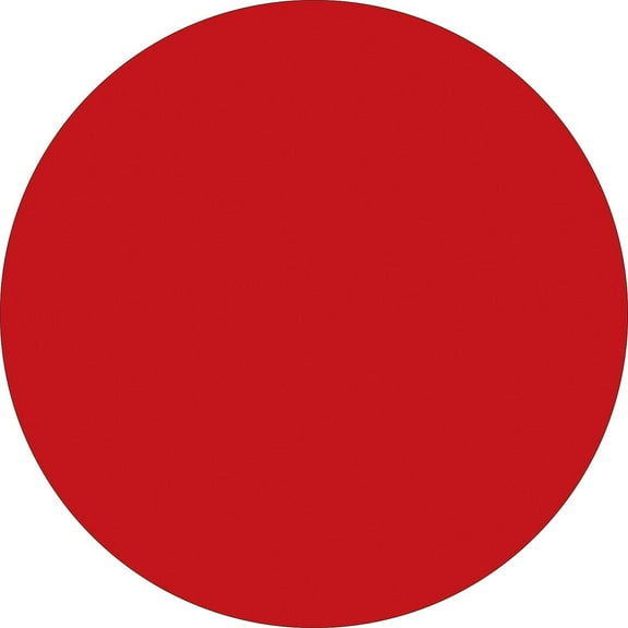 Tape Logic Inventory Circle Labels 1 1/2" Red 500/Roll DL612A
