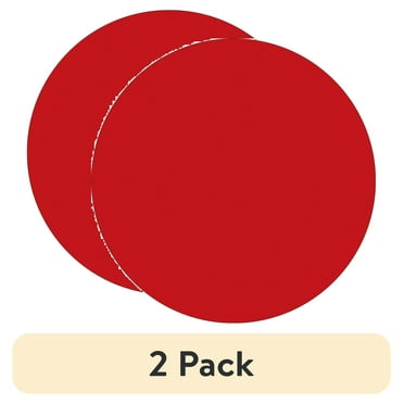 (2 pack) Tape Logic Inventory Circle Labels 1/2" Red 500/Roll DL690A