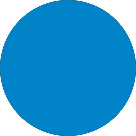 Tape Logic Inventory Circle Labels 2" Light Blue 500/Roll DL613C