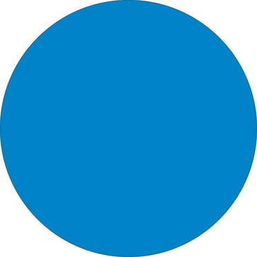 Tape Logic Inventory Circle Labels 3" Light Blue 500/Roll DL614C