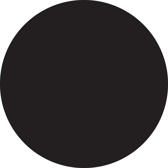 Tape Logic Inventory Circle Labels 4" Black 500/Roll DL615F