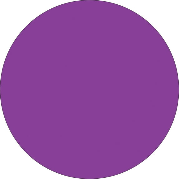 Tape Logic Inventory Circle Label,4",Purple DL615M