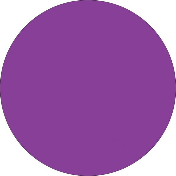 Tape Logic Inventory Circle Label,4",Purple DL615M