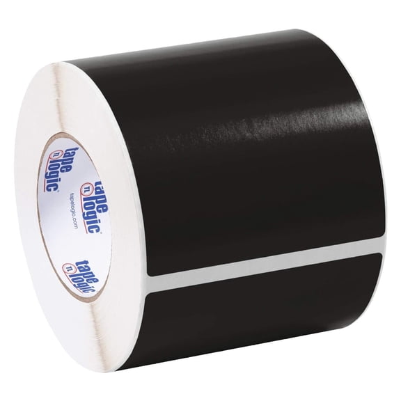 Tape Logic Inventory Rectangle Label, 7" L x 5" W, Black, Roll of 500 (DL639F)