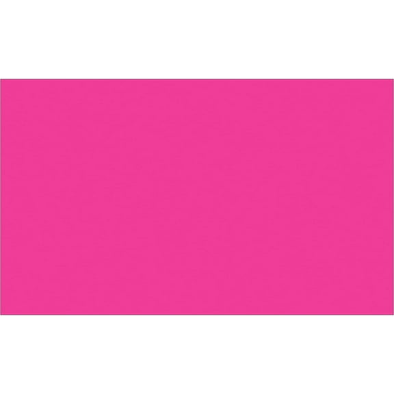 Tape Logic Inventory Rectangle Labels 3" x 5" Fluorescent Pink 500/Roll DL632K