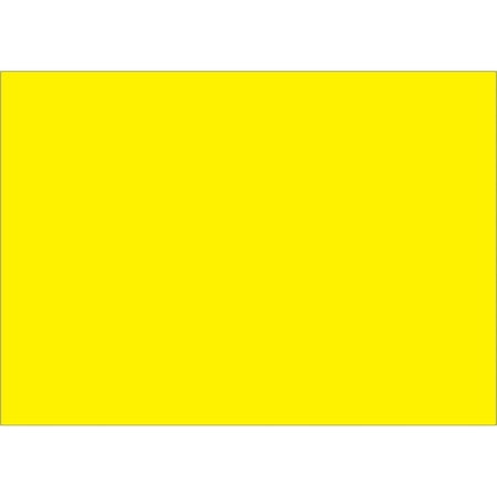 Tape Logic Inventory Rectangle Labels 5" x 7" Fluorescent Yellow 500/Roll DL639L