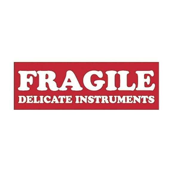 Fragile Delicate Instruments Shipping Label 1-1/2" x 4" 500/Roll (SCL202R)