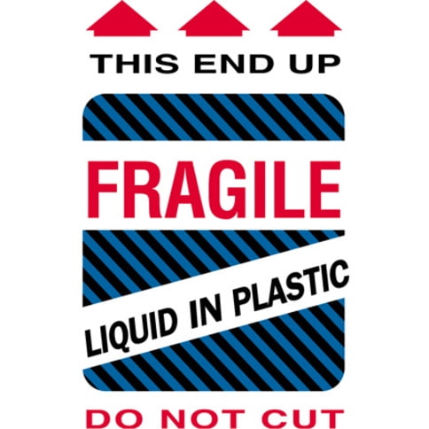 BOX Glass/Liquid Label - Walmart.com