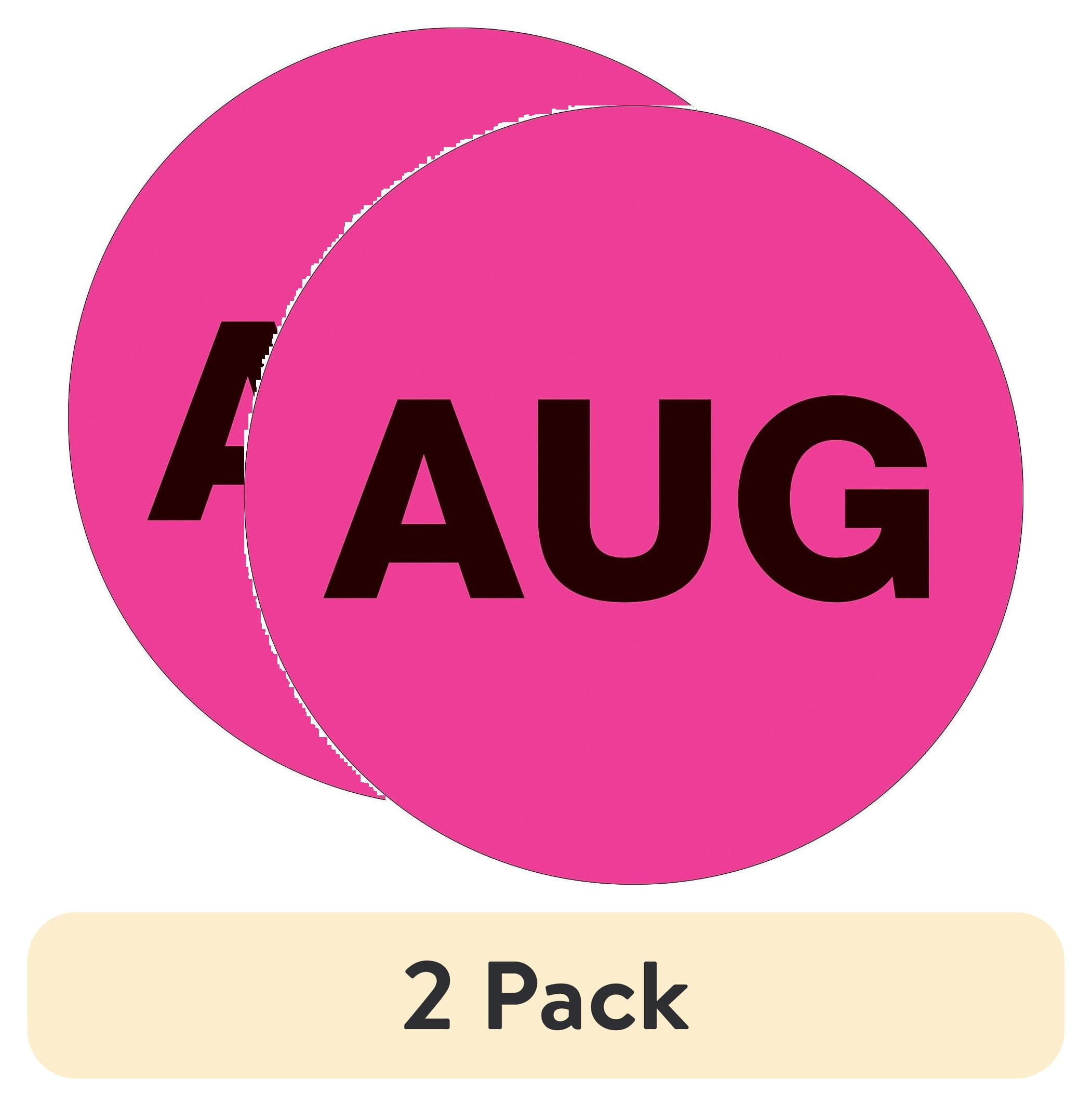 (2 pack) Tape Logic Label,Month,AUG,2