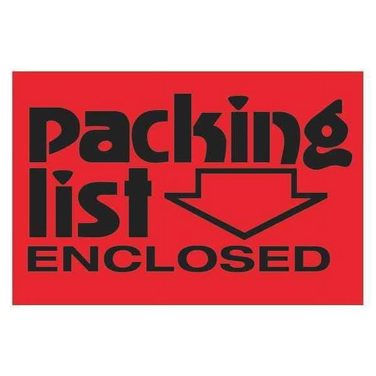 Tape Logic Label,Packg List Enclosed,2x3